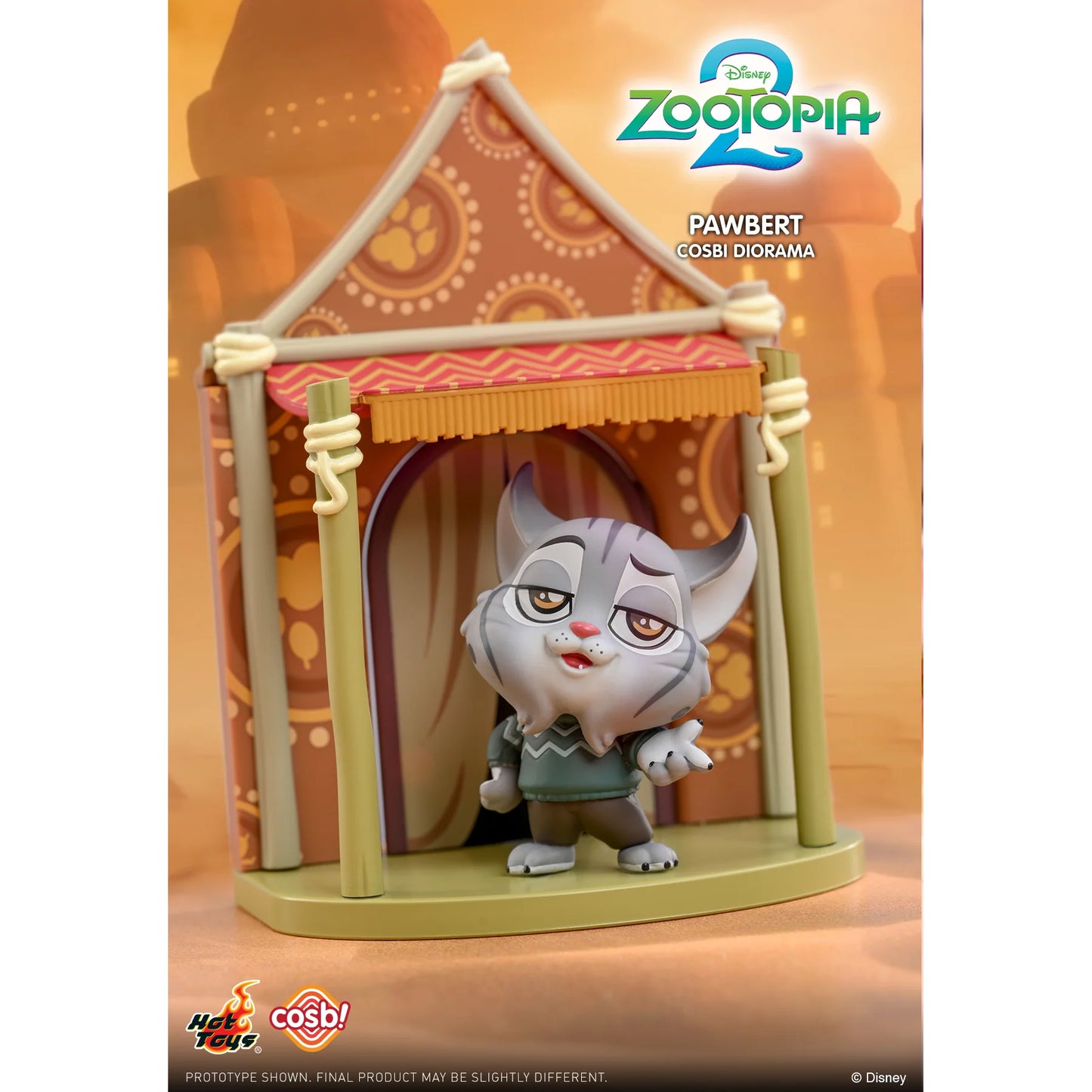 Hot Toys Disney 優獸大都會2 Cosbi 盲盒迷你場景系列 盲盒（一盒六款，款式隨機）Zootopia2 Cosbi Diorama Collection Blind Box