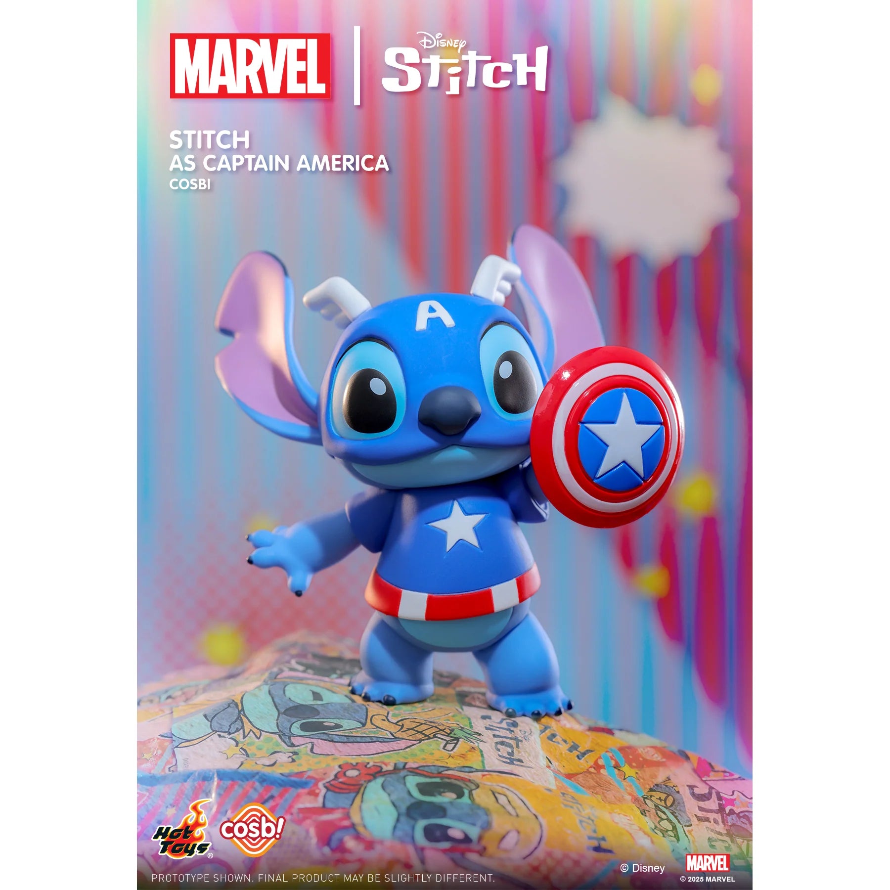 Hot Toys Disney X Marvel 史迪仔系列 Cosbi系列 盲盒（一盒八款，款式隨機）Marvel X Disney Stitch Cosbi Collection Blind Box - TOYZHOLIC