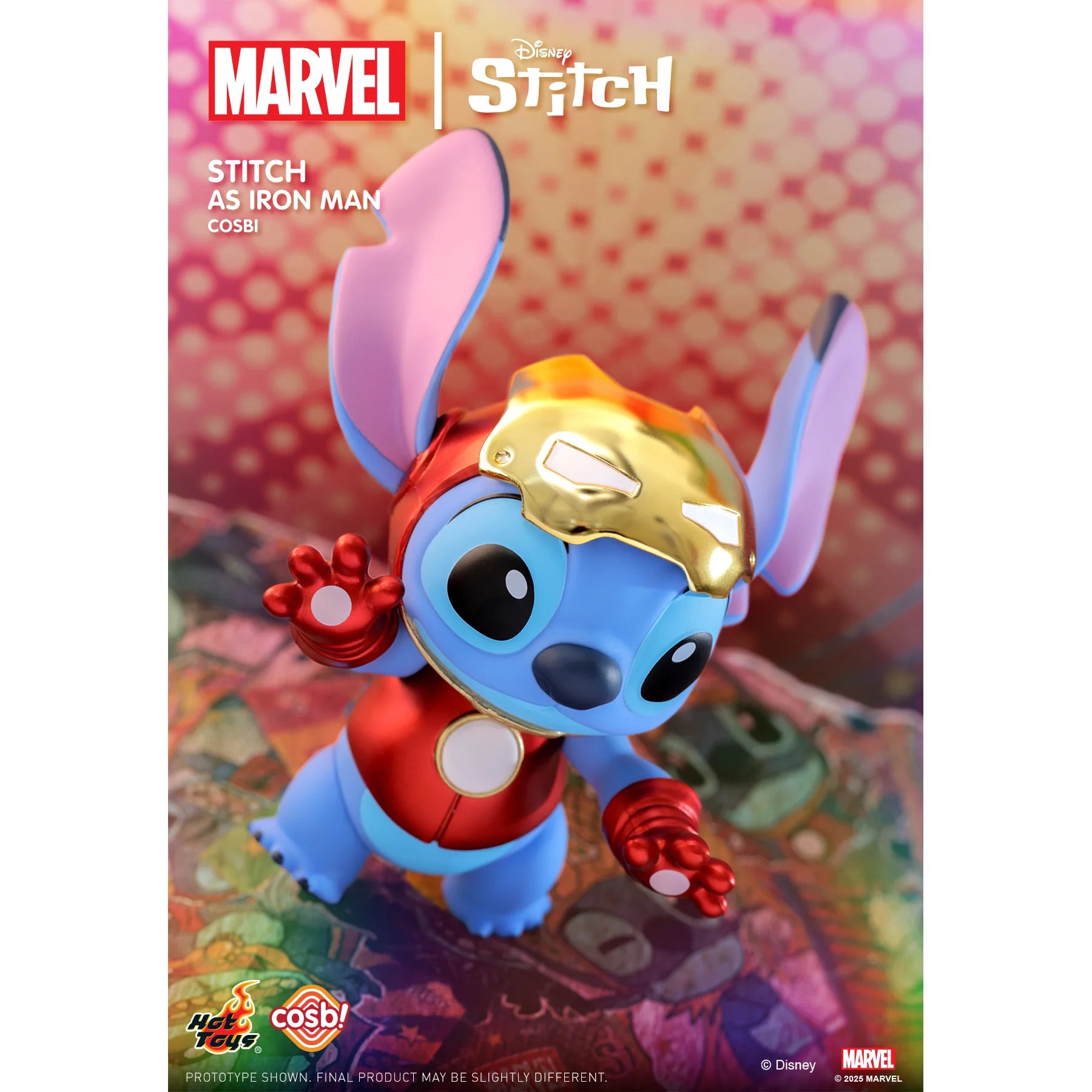 Hot Toys Disney X Marvel 史迪仔系列 Cosbi系列 盲盒（一盒八款，款式隨機）Marvel X Disney Stitch Cosbi Collection Blind Box - TOYZHOLIC