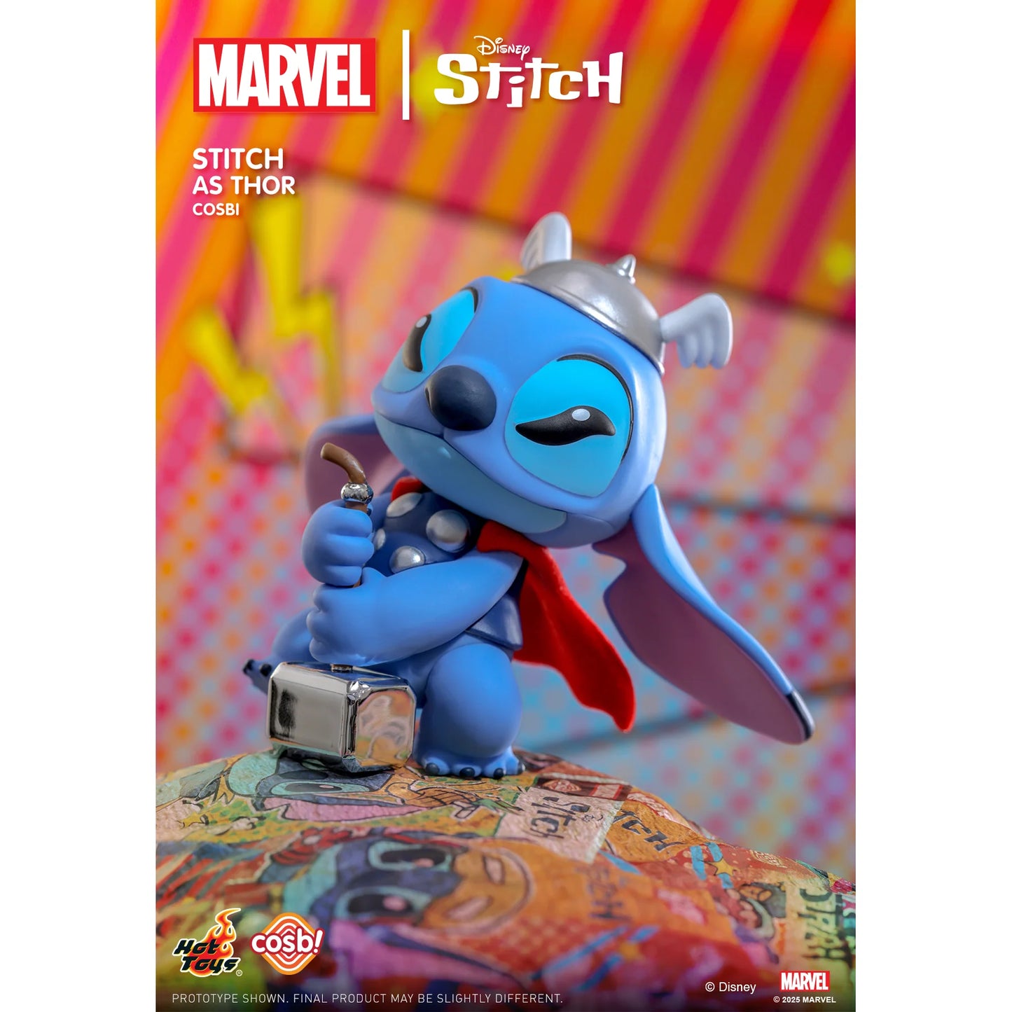 Hot Toys Disney X Marvel 史迪仔系列 Cosbi系列 盲盒（一盒八款，款式隨機）Marvel X Disney Stitch Cosbi Collection Blind Box - TOYZHOLIC