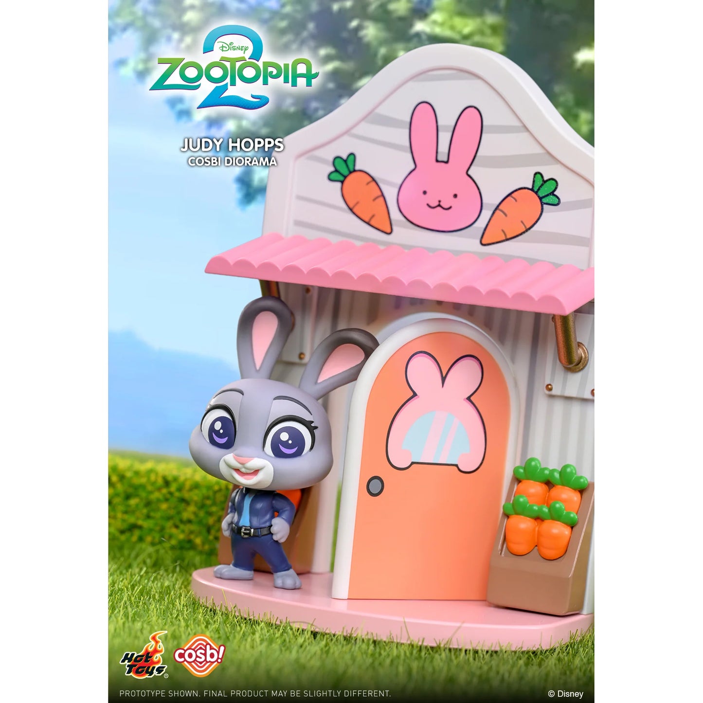 Hot Toys Disney 優獸大都會2 Cosbi 盲盒迷你場景系列 盲盒（一盒六款，款式隨機）Zootopia2 Cosbi Diorama Collection Blind Box