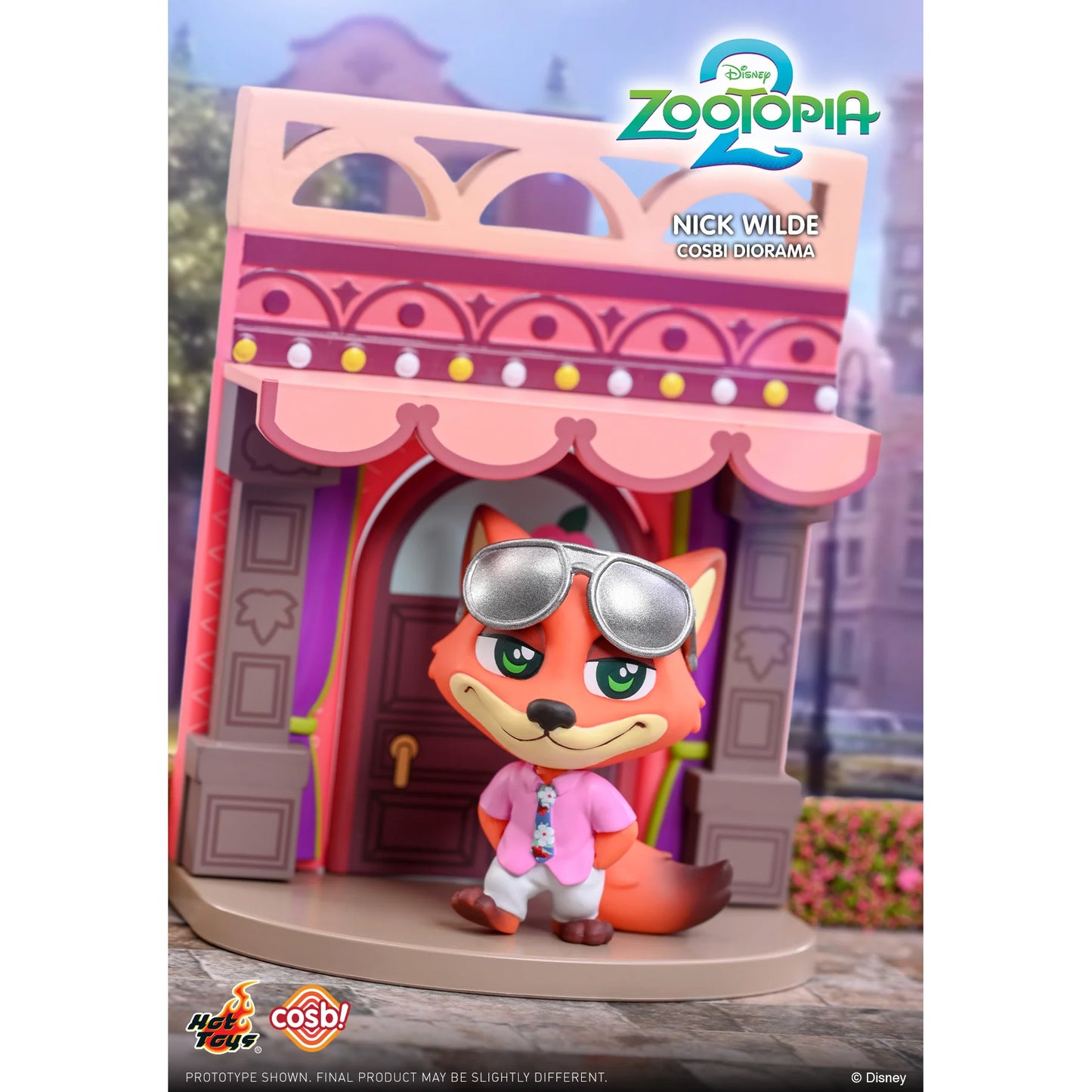 Hot Toys Disney 優獸大都會2 Cosbi 盲盒迷你場景系列 盲盒（一盒六款，款式隨機）Zootopia2 Cosbi Diorama Collection Blind Box