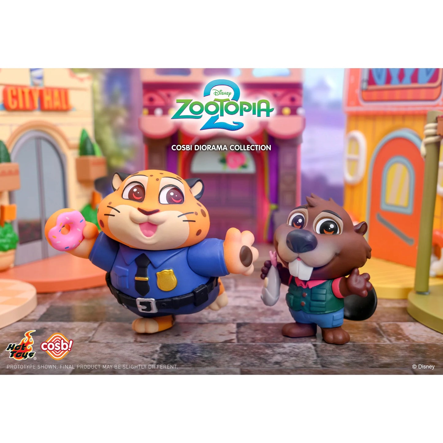 Hot Toys Disney 優獸大都會2 Cosbi 盲盒迷你場景系列 盲盒（一盒六款，款式隨機）Zootopia2 Cosbi Diorama Collection Blind Box