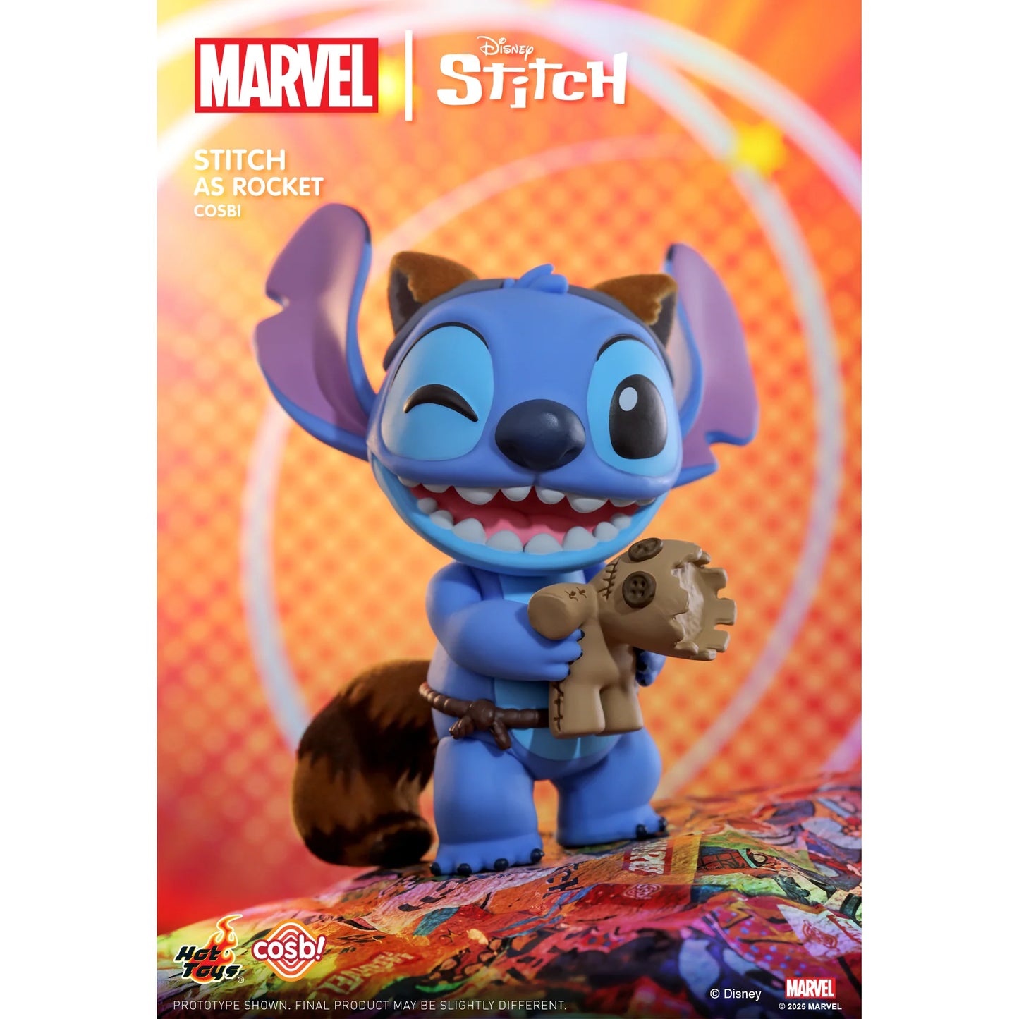 Hot Toys Disney X Marvel 史迪仔系列 Cosbi系列 盲盒（一盒八款，款式隨機）Marvel X Disney Stitch Cosbi Collection Blind Box - TOYZHOLIC