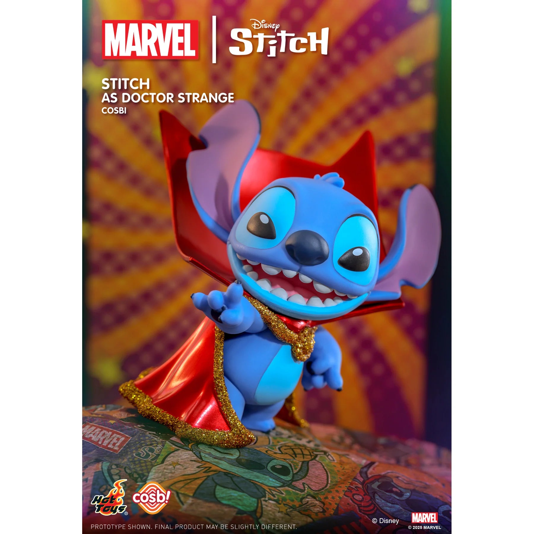 Hot Toys Disney X Marvel 史迪仔系列 Cosbi系列 盲盒（一盒八款，款式隨機）Marvel X Disney Stitch Cosbi Collection Blind Box - TOYZHOLIC