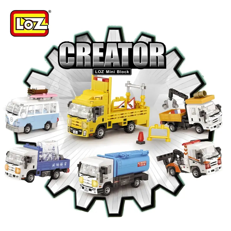 Loz 香港迷你積木車 盲盒 - 第三季 Hong Kong Mini Brick Cars Blind Box - Season 3（一盒6款，款式隨機) - TOYZHOLIC