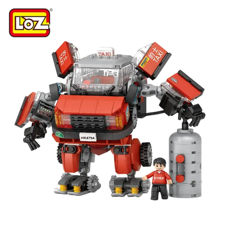 Loz 香港的士 積木機械人 Hong Kong Taxi Building Blocks Robot - TOYZHOLIC