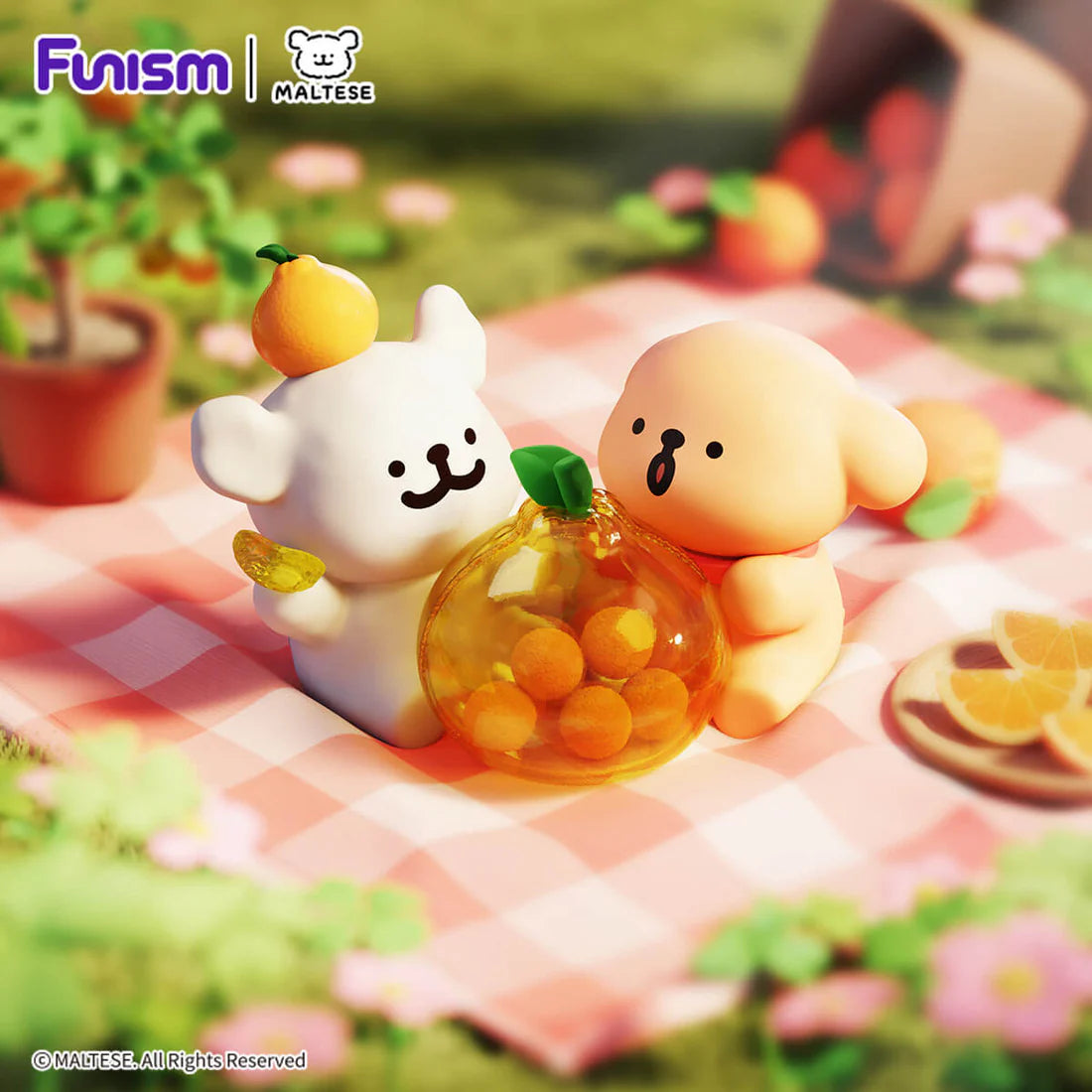 Funism X Maltese 線條小狗 幸運狗狗系列 盲盒  Lucky Paws Series Blind Box（一盒八款，款式隨機） - TOYZHOLIC