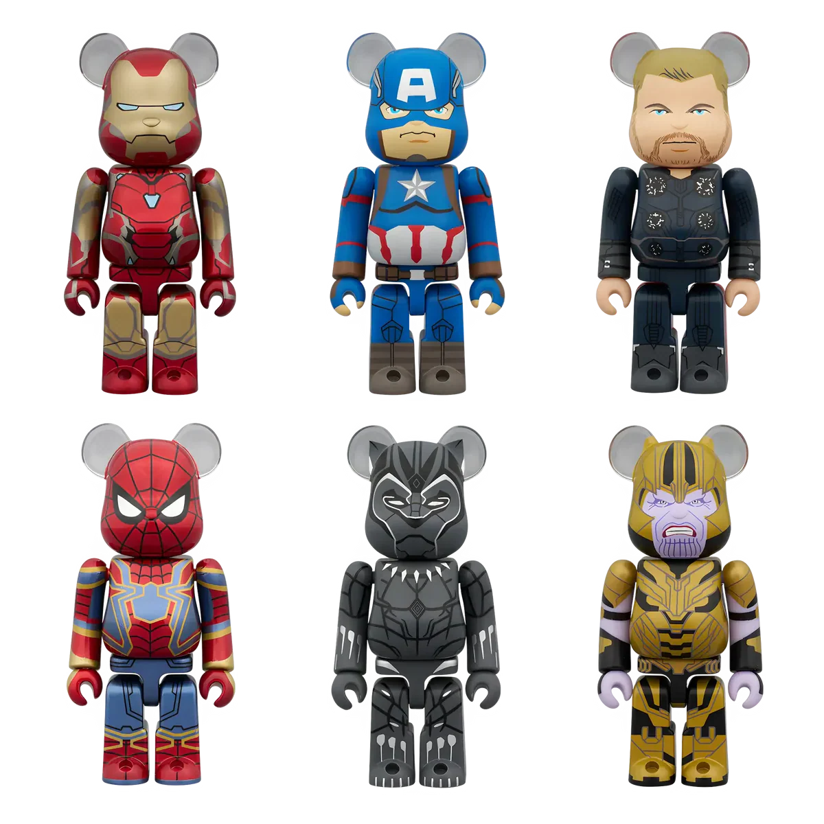 Medicom Toy BE@RBRICK CHASE MARVEL #1 (一盒12隻，款式隨機）