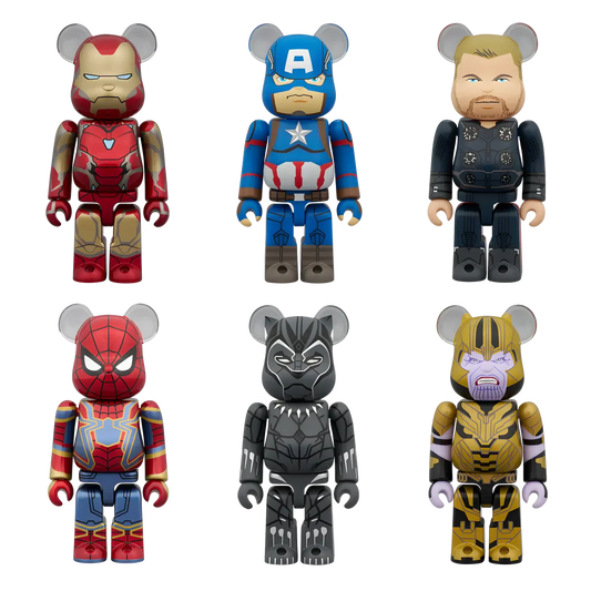 Medicom Toy BE@RBRICK CHASE MARVEL #1 (一盒12隻，款式隨機）