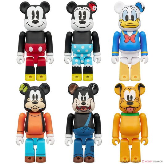 Medicom Toy BE@RBRICK CHASE Mickey Mouse & Friends (一盒12隻，款式隨機）