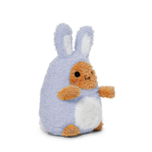 NOODOLL 天藍色兔兔薯仔 公仔 Sky Blue Bunny Ricespud Mini Sitting Plush Toy - TOYZHOLIC