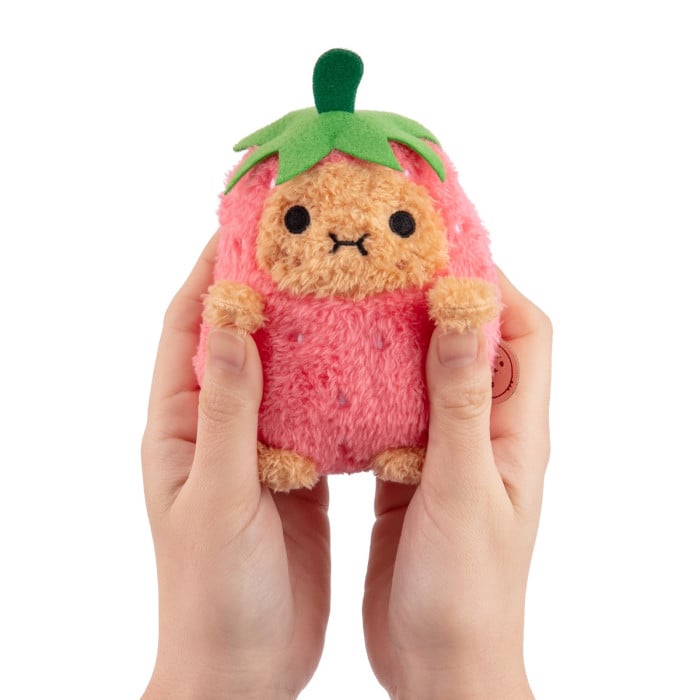 NOODOLL 士多啤梨薯仔 公仔 Strawberry Ricespud Mini Sitting Plush Toy - TOYZHOLIC
