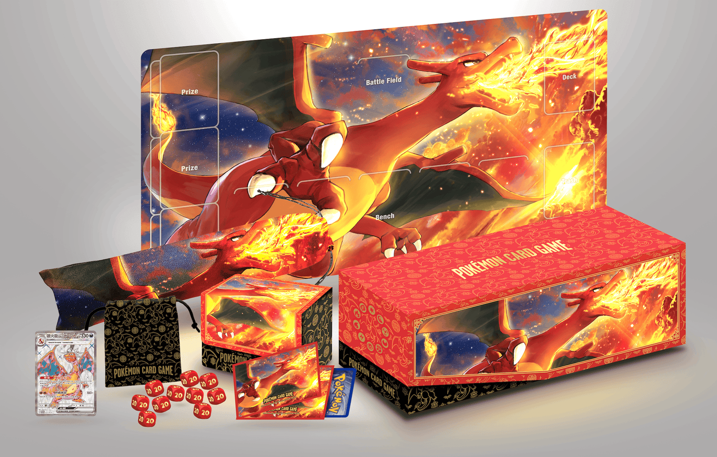 「繁中原盒」Pokemon TCG: 朱&紫 頂級收藏箱 - 噴火龍 Scarlet & Violet Premium Collection Box - Charizard SV5-PP - TOYZHOLIC