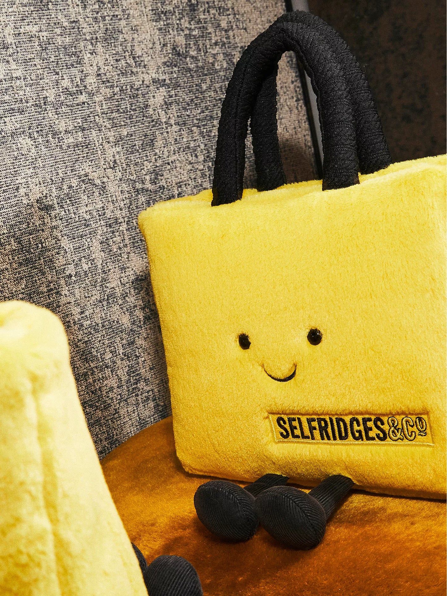 Jellycat 微笑Selfridges百貨限定購物袋公仔Amuseables Selfridges Bag