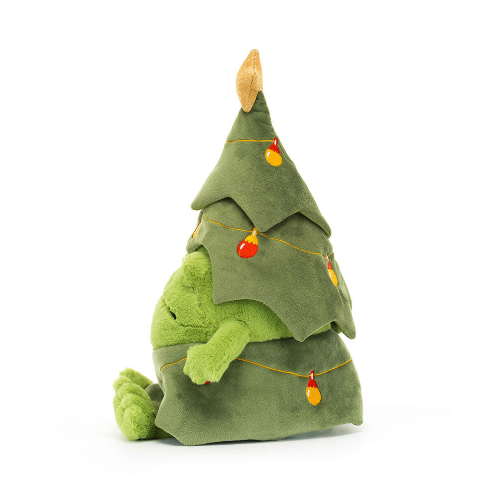 Jellycat 聖誕樹青蛙 Ricky 公仔 Christmas Tree Ricky Rain Frog Plush - TOYZHOLIC
