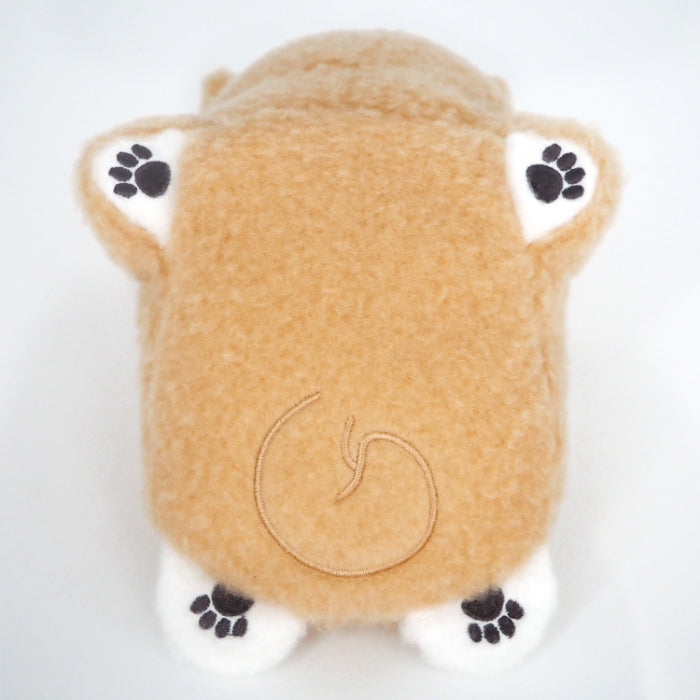 Sanei Boeki Chirumite 悠閑時光 公仔 - 柴犬 Relaxing Time Plush - Shiba - TOYZHOLIC
