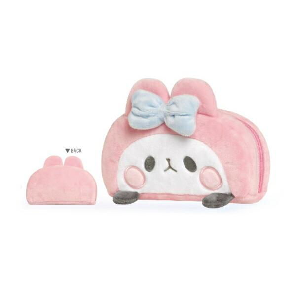 Sanrio X Mochimochi Melody 熊貓 筆袋 小物袋 Panda Plush Pen Pouch - TOYZHOLIC