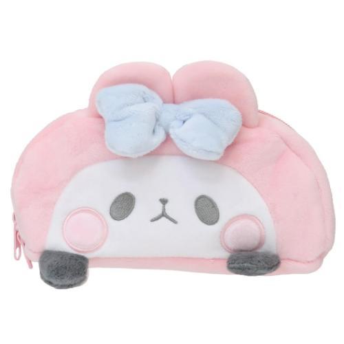 Sanrio X Mochimochi Melody 熊貓 筆袋 小物袋 Panda Plush Pen Pouch - TOYZHOLIC