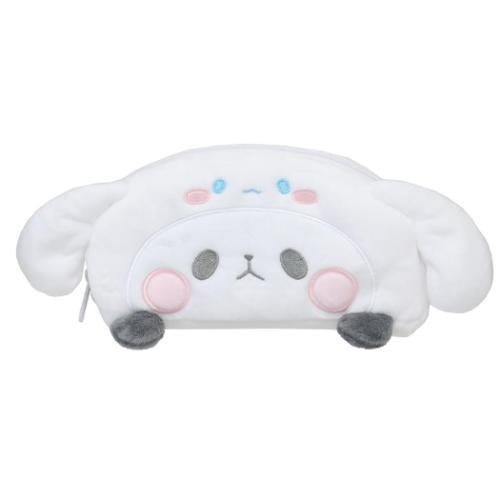 Sanrio X Mochimochi 玉桂狗 熊貓 筆袋 小物袋 Panda Plush Pen Pouch - Cinnamoroll - TOYZHOLIC