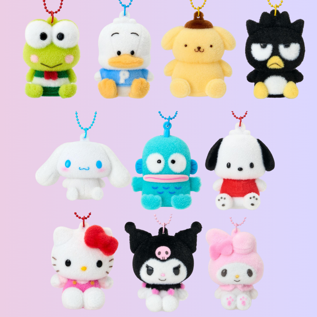 Sanrio Characters 植絨公仔掛飾 Flocked Keycharm - TOYZHOLIC