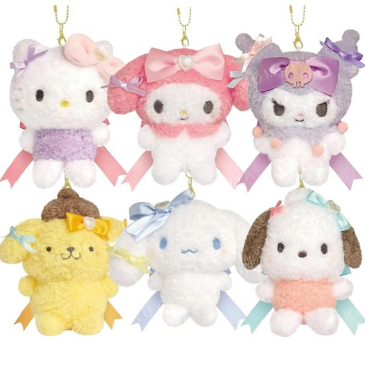 Sanrio Characters 大絲帶 公仔掛飾 Ribbon Plush Charm
