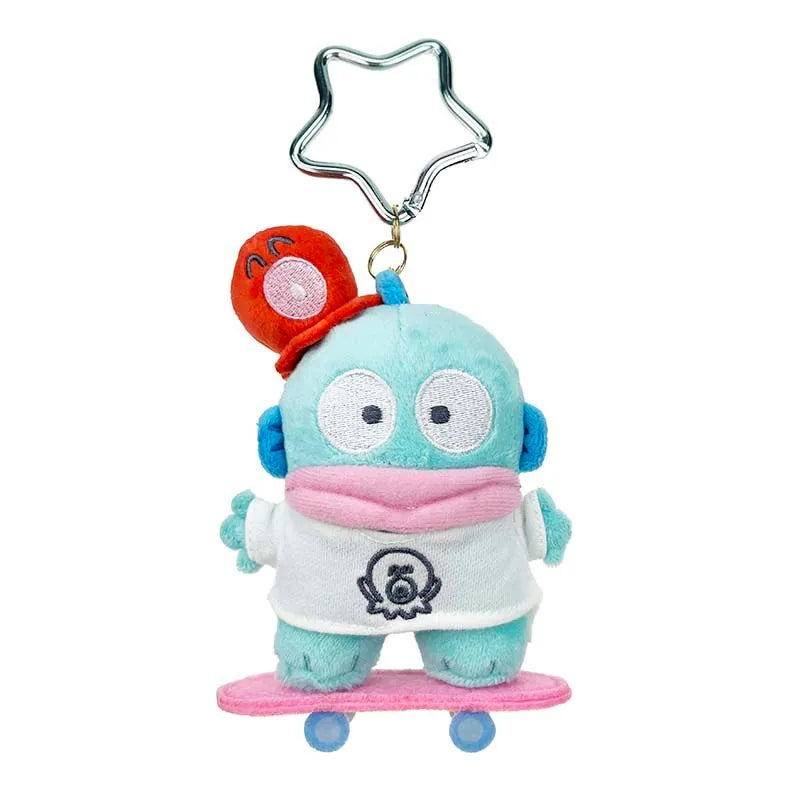 Sanrio 水怪 滑板掛飾公仔 Hangyodon Skateboard Plush Charm - TOYZHOLIC