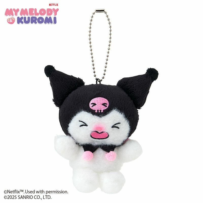 Sanrio Kuromi Netflix 驚訝 掛飾公仔 Kuromi Netflix Series Crying Plush Charm - TOYZHOLIC