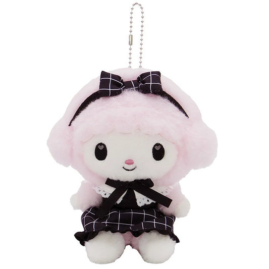 Sanrio My Sweet Piano 黑色格紋系列 掛飾公仔 Black Graph Series Plush Charm - TOYZHOLIC