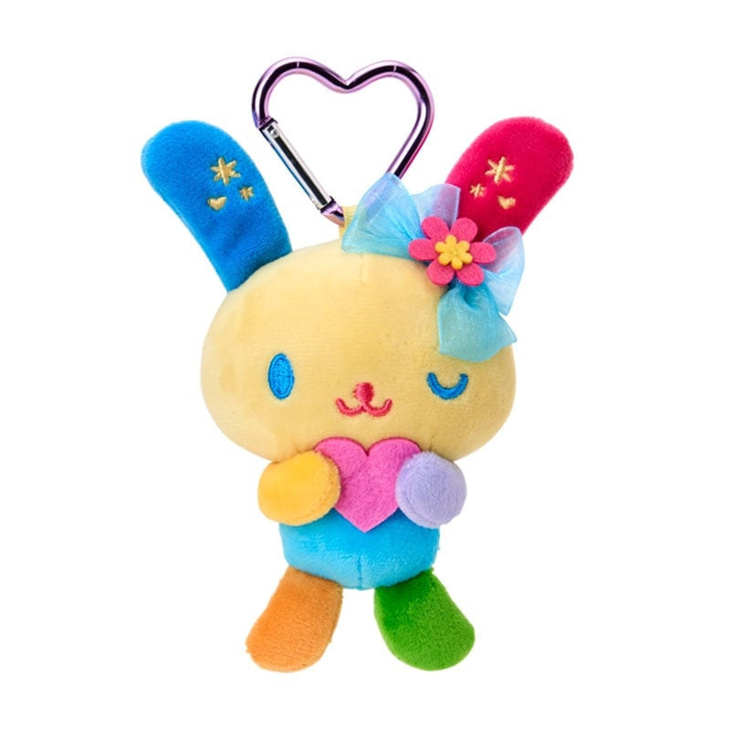 Sanrio Usahana 心心公仔掛飾附愛心扣環 Plush Charm with Heart Shape Carabiner - TOYZHOLIC