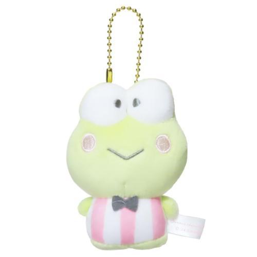 Sanrio x Mochi Panda 絨毛 掛飾公仔 Keroppi Plush Charm - TOYZHOLIC