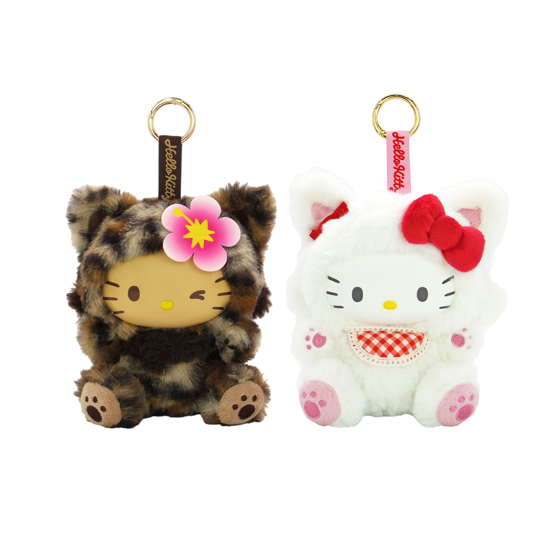 Sanrio Hello Kitty 精緻貓咪造型 搪膠臉絨毛 掛飾公仔 Fine Face Cats Plush Charm - TOYZHOLIC