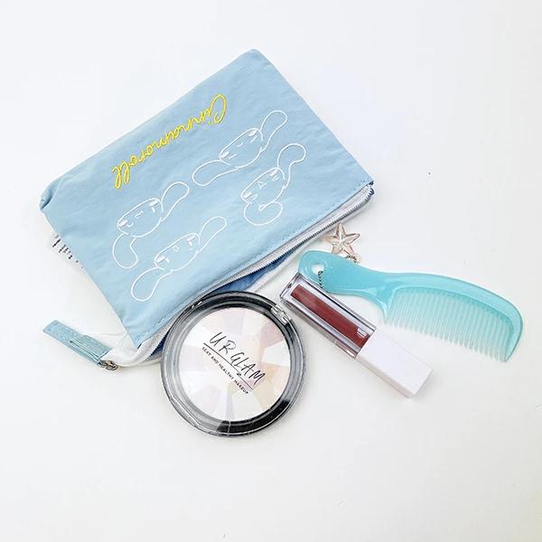 Sanrio 玉桂狗 表情系列 刺繡三格收納袋 Cinnamoroll Face Series Embroidered 3-Pocket Pouch - TOYZHOLIC