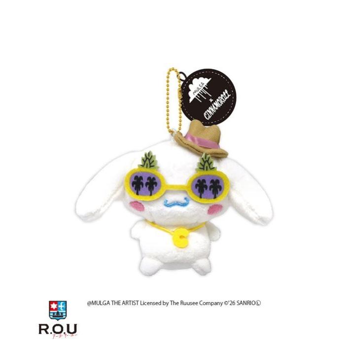 Sanrio Characters x Mulga The Artist 聯乘 公仔掛飾 Hip-hop Rapper Plush Charm - TOYZHOLIC