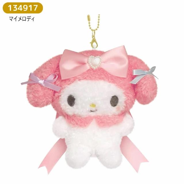 Sanrio Characters 大絲帶 公仔掛飾 Ribbon Plush Charm - TOYZHOLIC
