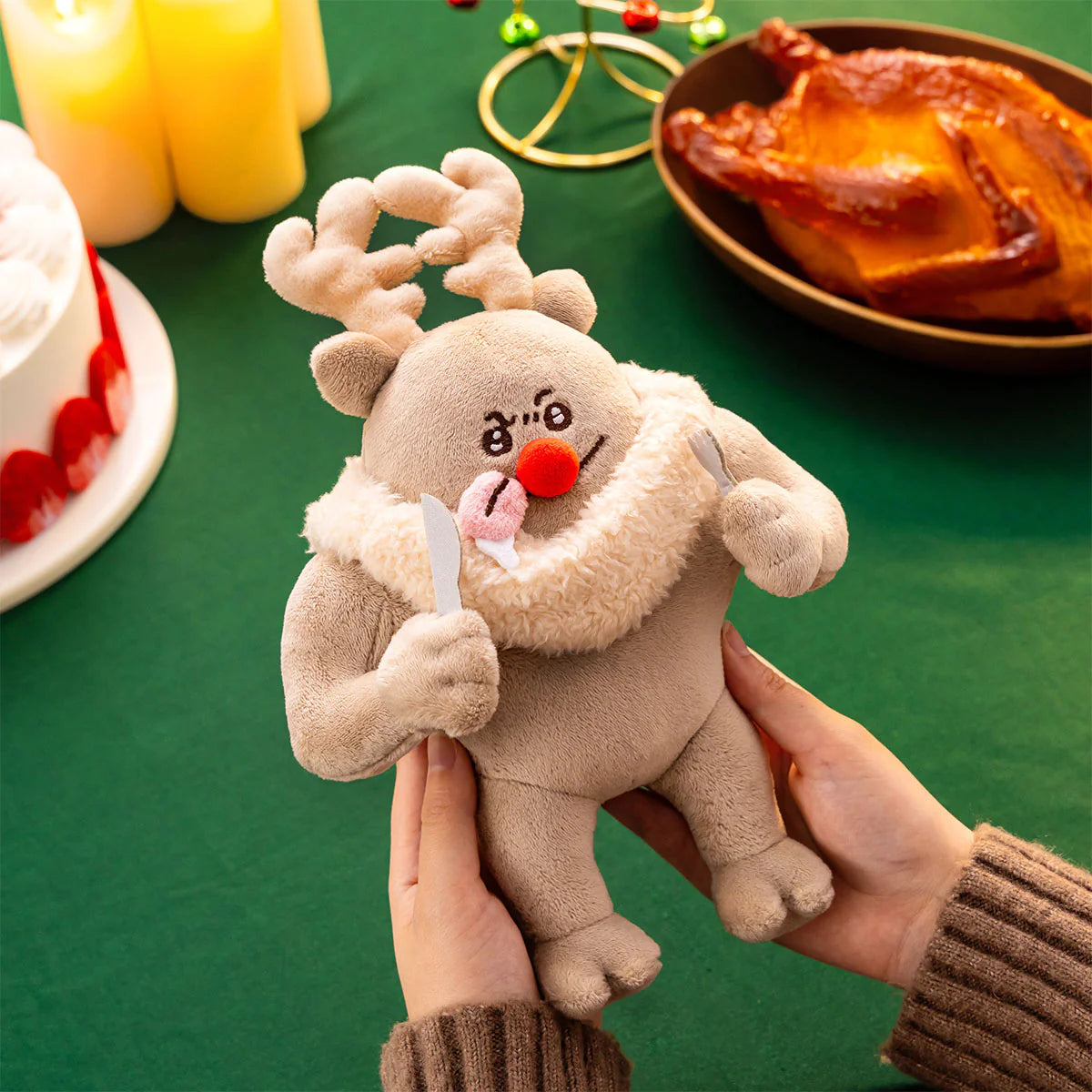 Chiikawa 聖誕大餐 系列 掛飾公仔/ 公仔 Christmas Dinner Series Plush / Plush Charm - TOYZHOLIC