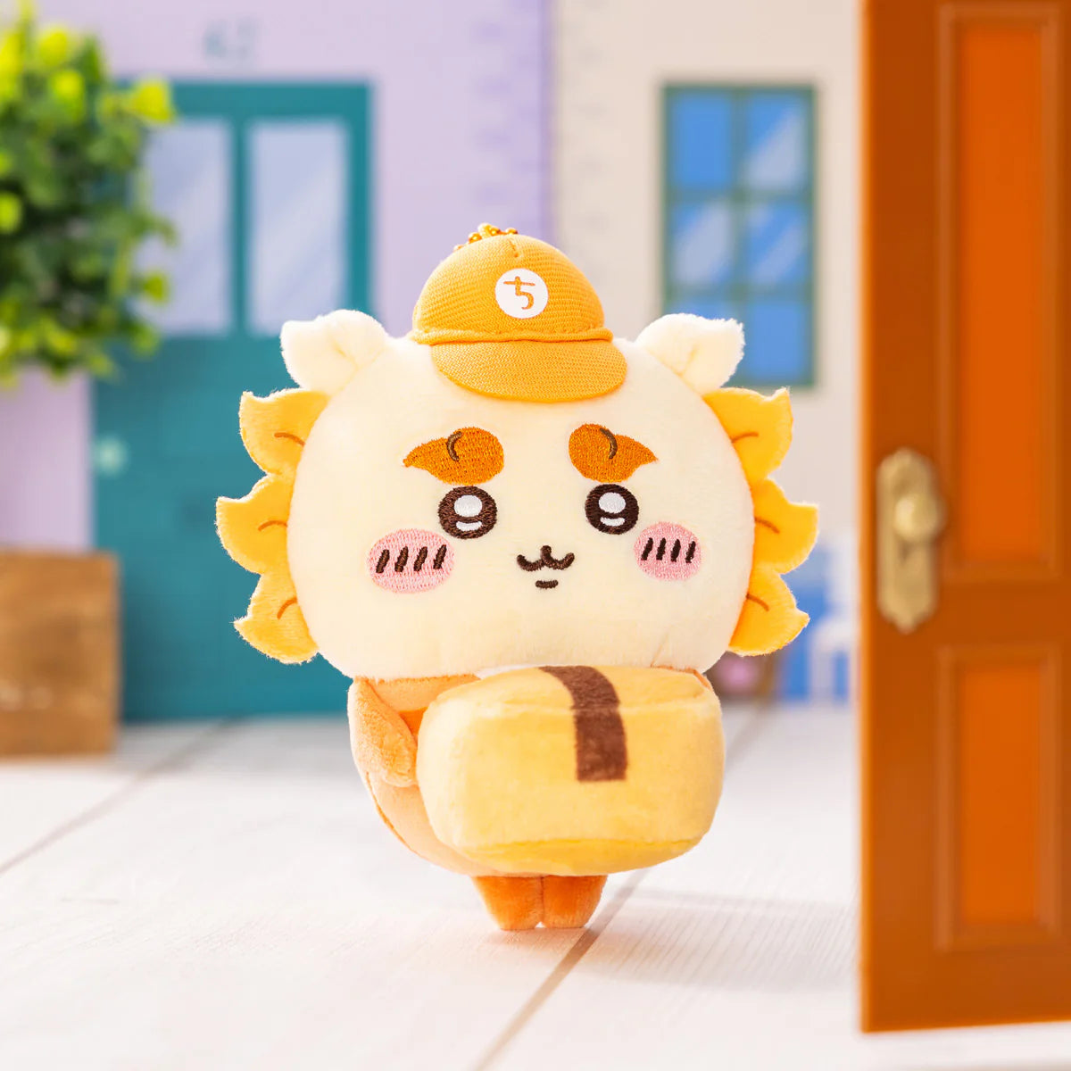Chiikawa 送貨員/配送員 掛飾公仔 Delivery man Plush Charm - TOYZHOLIC