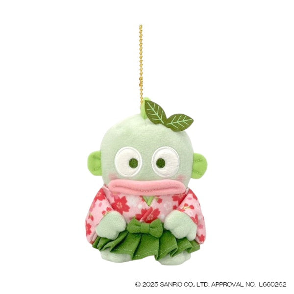 Sanrio 抹茶櫻花和服系列 掛飾公仔 Matcha Kimono Plush Charm (My Sweet Piano/ 水怪） - TOYZHOLIC