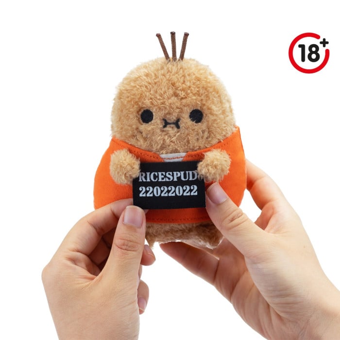 售價$245「$0 預購 Pre-Order」NOODOLL 囚犯薯仔 公仔 Inmate Ricespud Mini Sitting Plush Toy - TOYZHOLIC