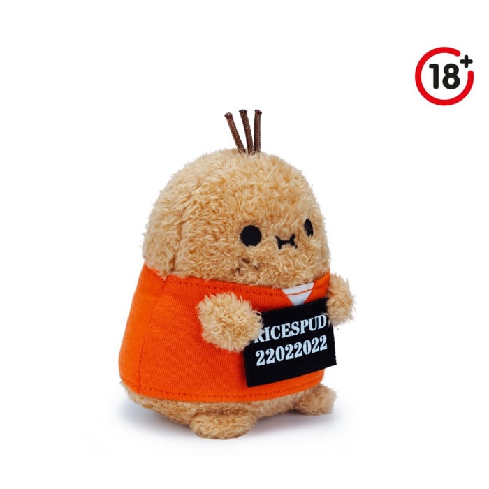 售價$245「$0 預購 Pre-Order」NOODOLL 囚犯薯仔 公仔 Inmate Ricespud Mini Sitting Plush Toy - TOYZHOLIC