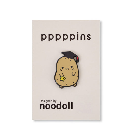 NOODOLL 薯仔 襟章 (咖啡時間/ 杯子/ 畢業) Ricespud Enamel Pin (Coffee Time/ Mug/ Graduation) - TOYZHOLIC