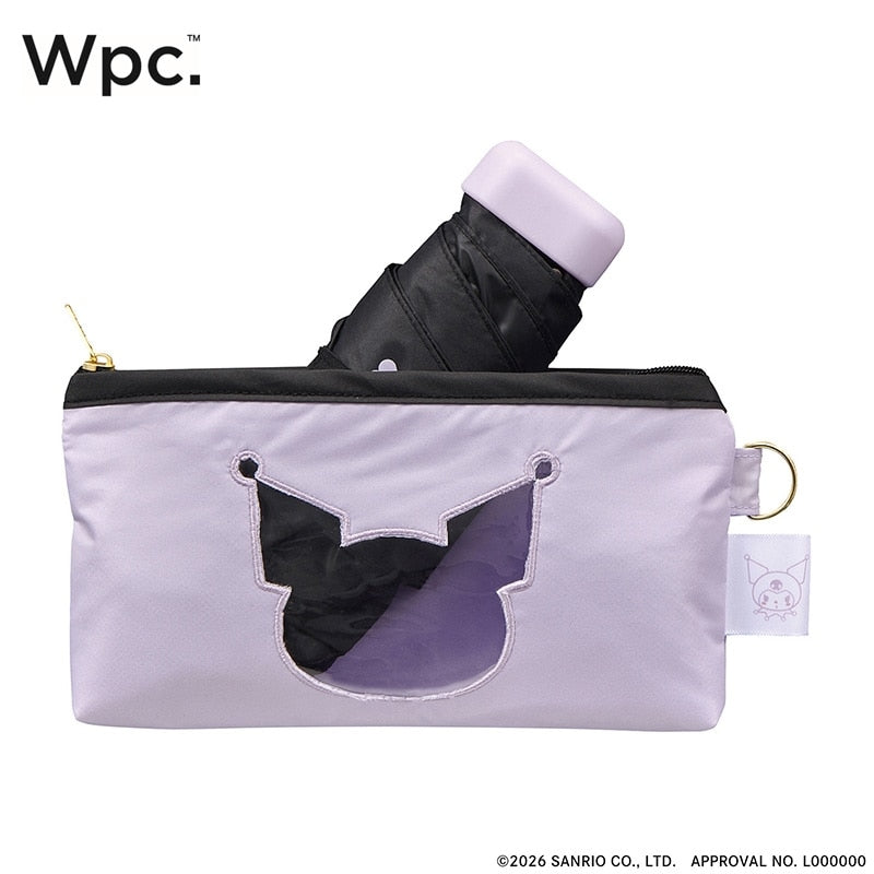 Sanrio Characters X Wpc. 愛心縮骨遮連卡通形狀透明遮套 Foldable Umbrella with Bag - TOYZHOLIC