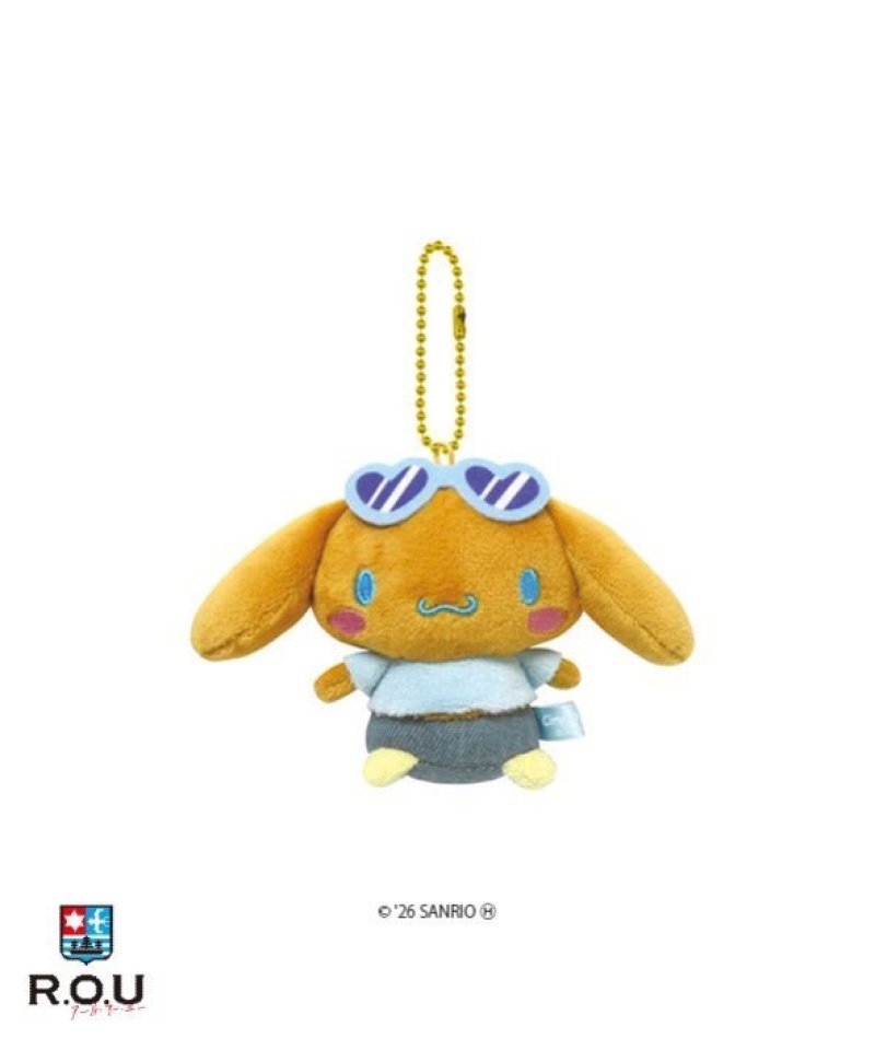 Sanrio Characters 曬黑系列 公仔掛飾 Tanned Summer Plush Charm (Hello Kitty/ Kuromi/ Cinnamoroll/ My Melody) - TOYZHOLIC
