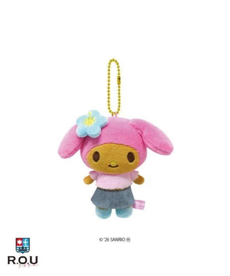 Sanrio Characters 曬黑系列 公仔掛飾 Tanned Summer Plush Charm (Hello Kitty/ Kuromi/ Cinnamoroll/ My Melody) - TOYZHOLIC