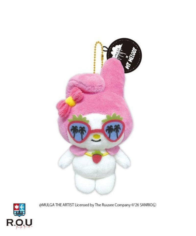 Sanrio Characters x Mulga The Artist 聯乘 公仔掛飾 Hip-hop Rapper Plush Charm - TOYZHOLIC