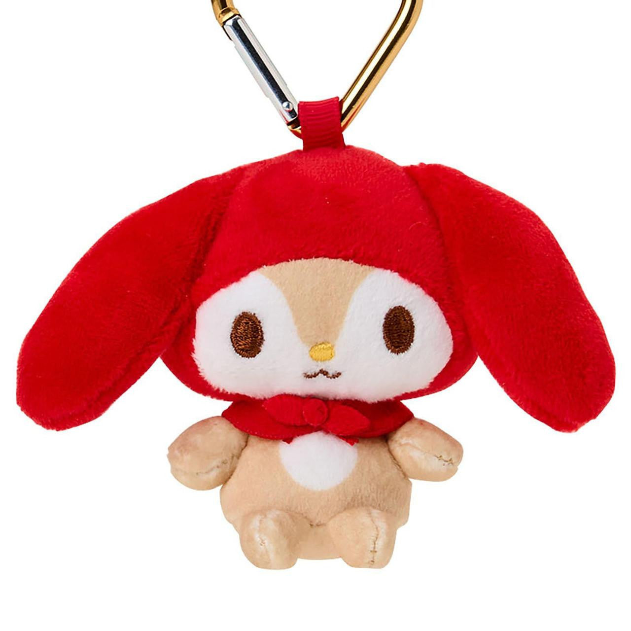 Sanrio Mero Little Forest Fellow 公仔掛飾附愛心扣環 Plush Charm with Heart Shape Carabiner - TOYZHOLIC