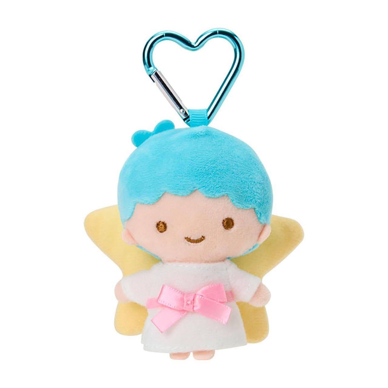 Sanrio Little Twin Stars Kiki 公仔掛飾附愛心扣環 Plush Charm with Heart Shape Carabiner - TOYZHOLIC
