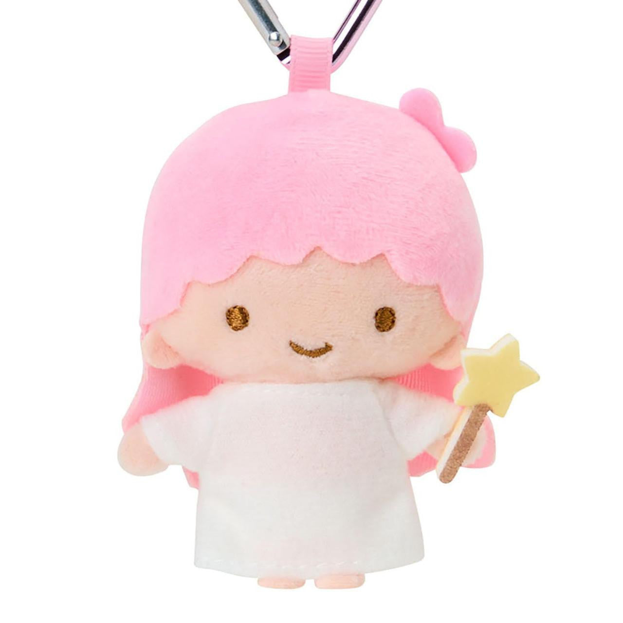 Sanrio Little Twin Stars Lala 公仔掛飾附愛心扣環 Plush Charm with Heart Shape Carabiner - TOYZHOLIC