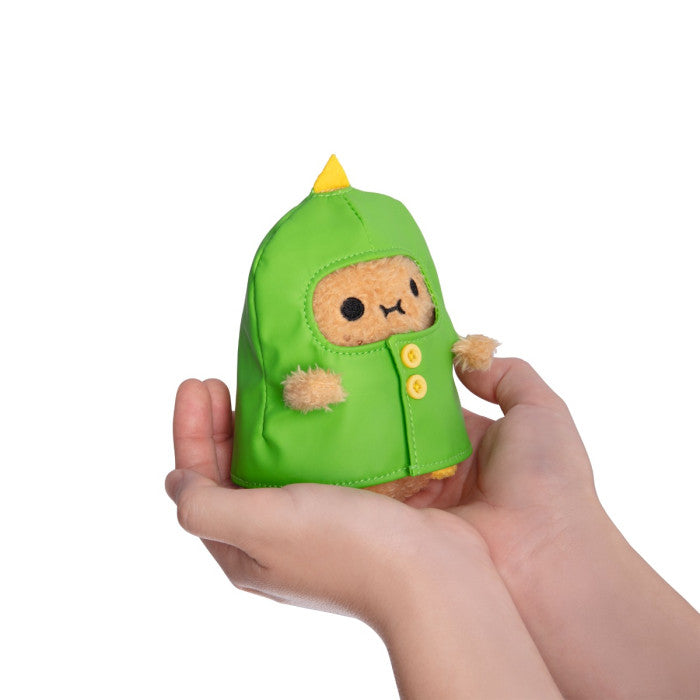 NOODOLL 綠色恐龍雨褸薯仔 公仔 Dino Boots - Green Raincoat Ricespud Mini Sitting Plush Toy - TOYZHOLIC