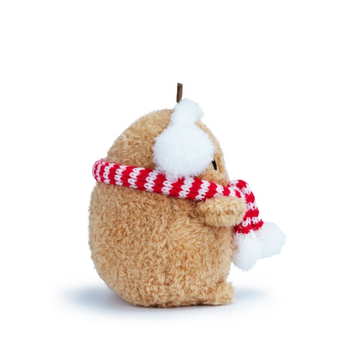 售價$245「第二批$0 預購 Pre-Order」NOODOLL 脹卜卜紅色頸巾薯仔 公仔 Puffy Ricespud Mini Sitting Plush Toy - TOYZHOLIC